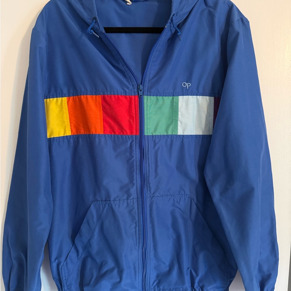 Vintage OP Multicolor Windbreaker Jacket